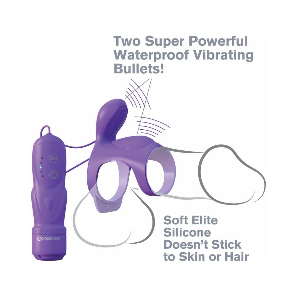 Fantasy C-Ringz Ultimate Couples Cage Vibrating Cock Sheath