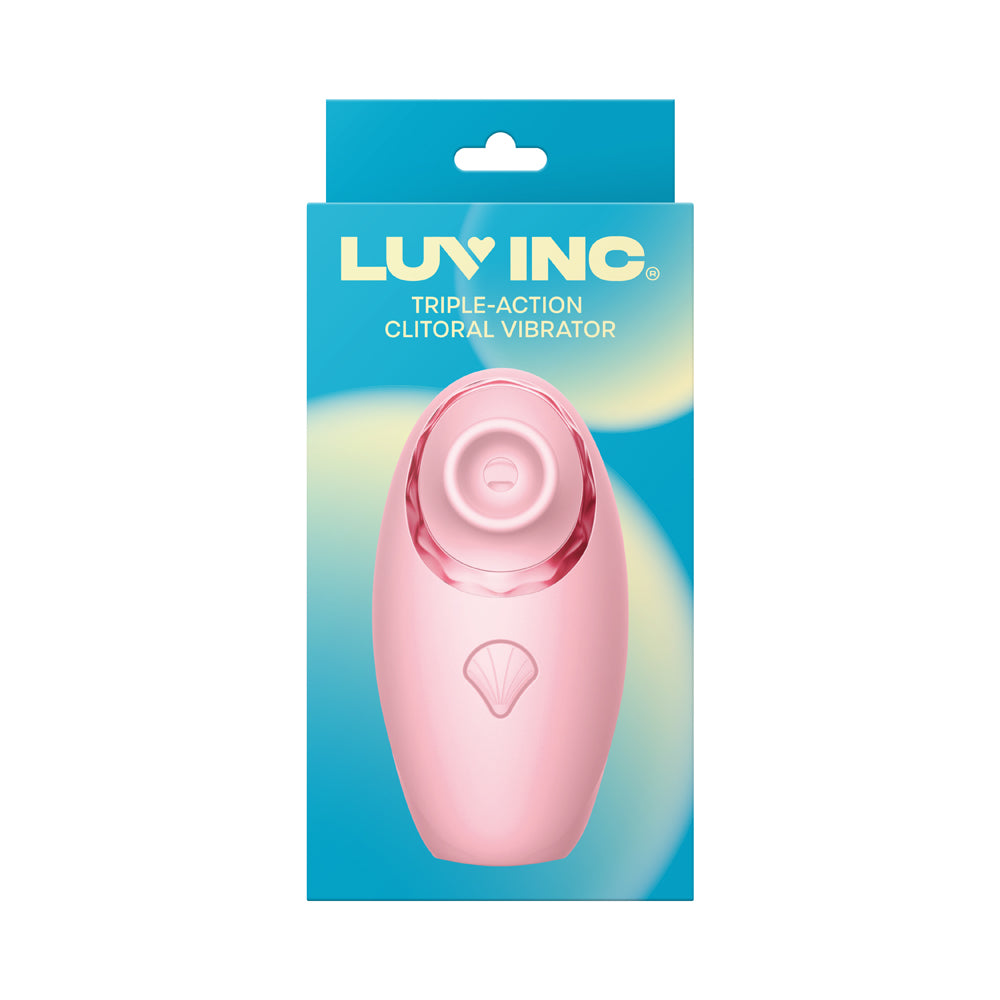 Luv Inc Tv11 Triple-Action Clitoral Stimulator