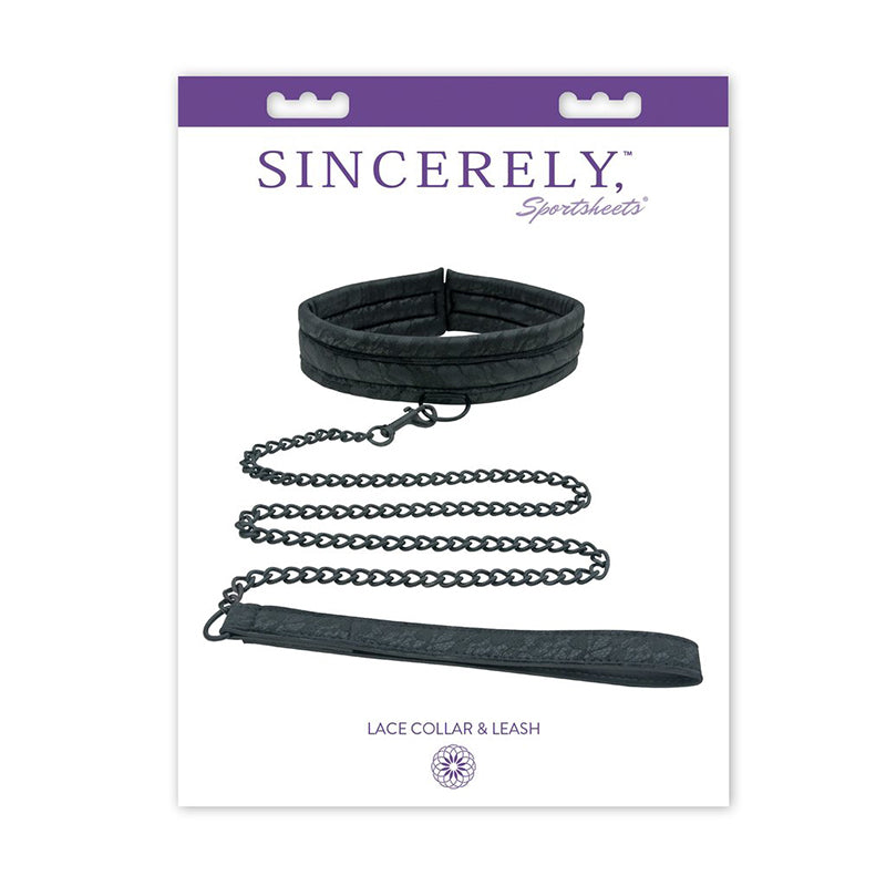 Sincerely Lace Collar & Leash-