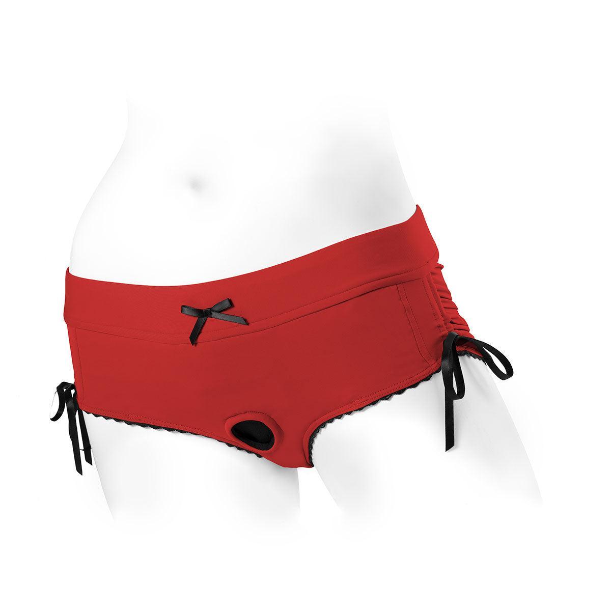 SpareParts Sasha Harness Red/Black-3X-