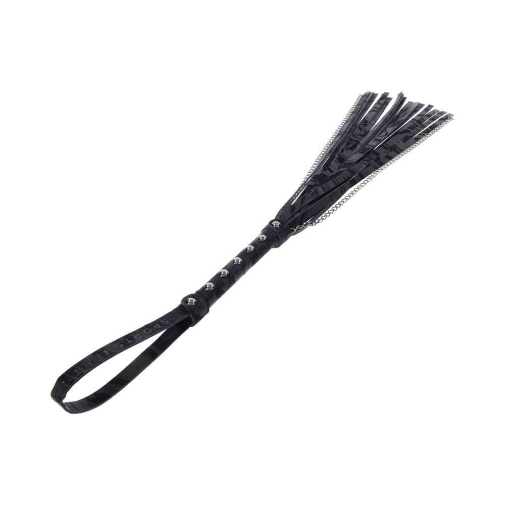 Sportsheets Velvet Noir Chain Flogger-