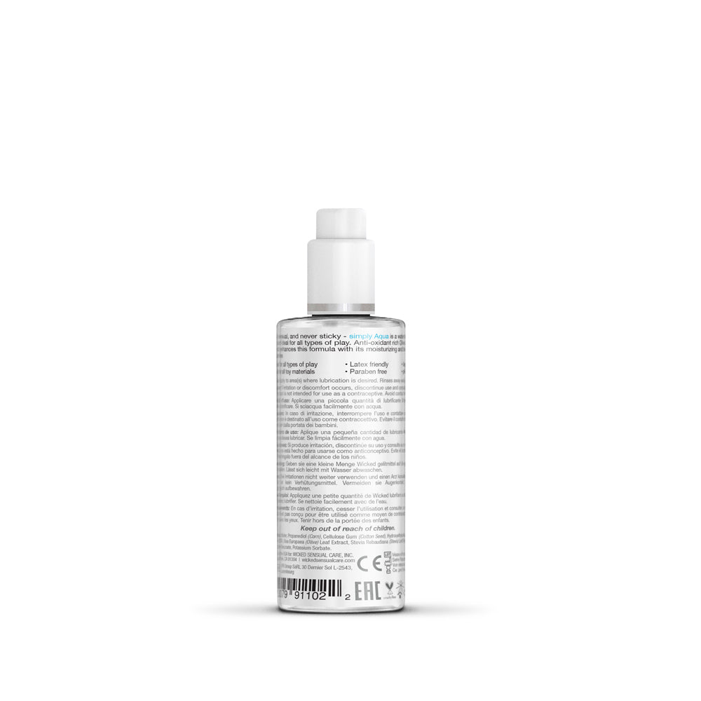 Wicked Simply Aqua Water-Based Lubricant