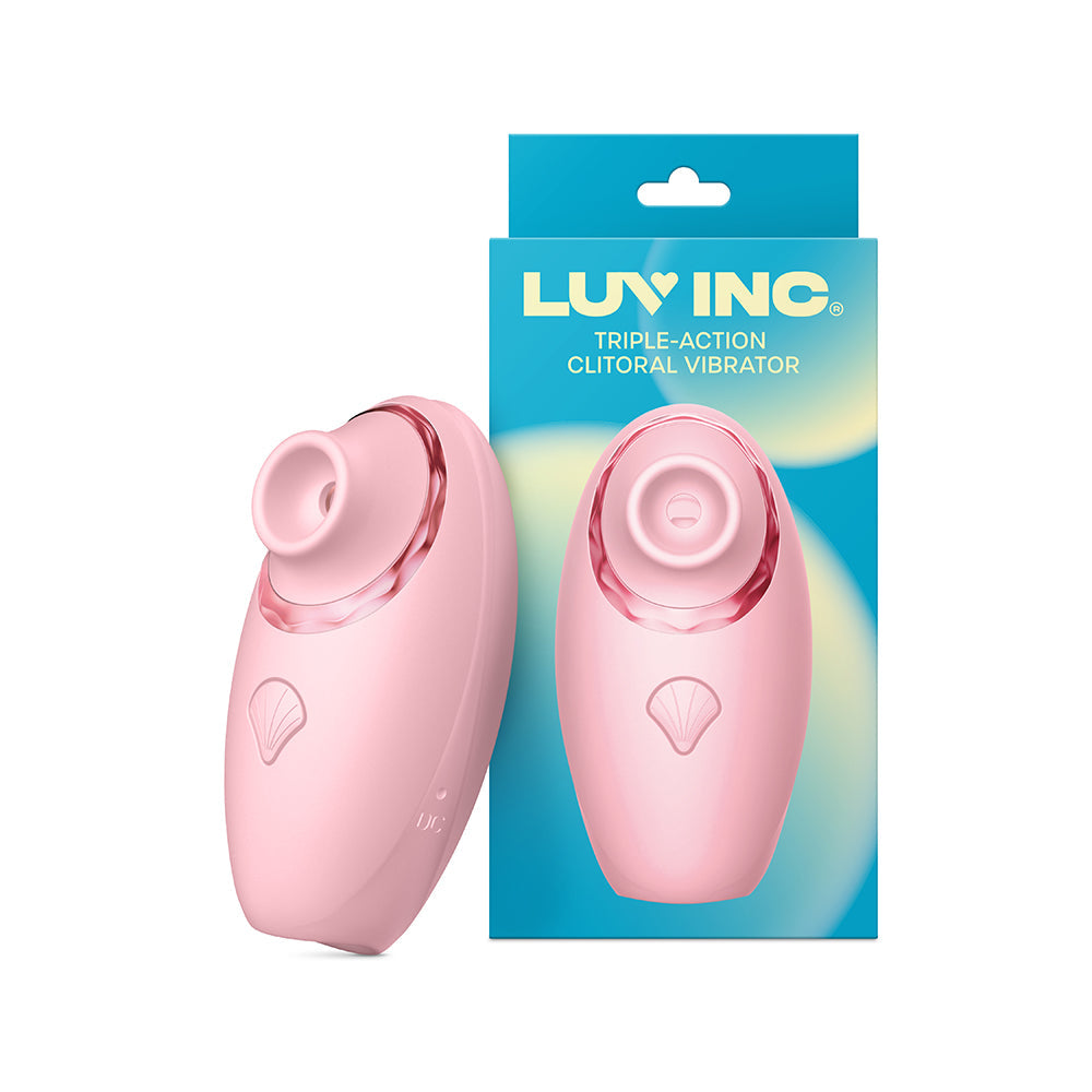 Luv Inc Tv11 Triple-Action Clitoral Stimulator