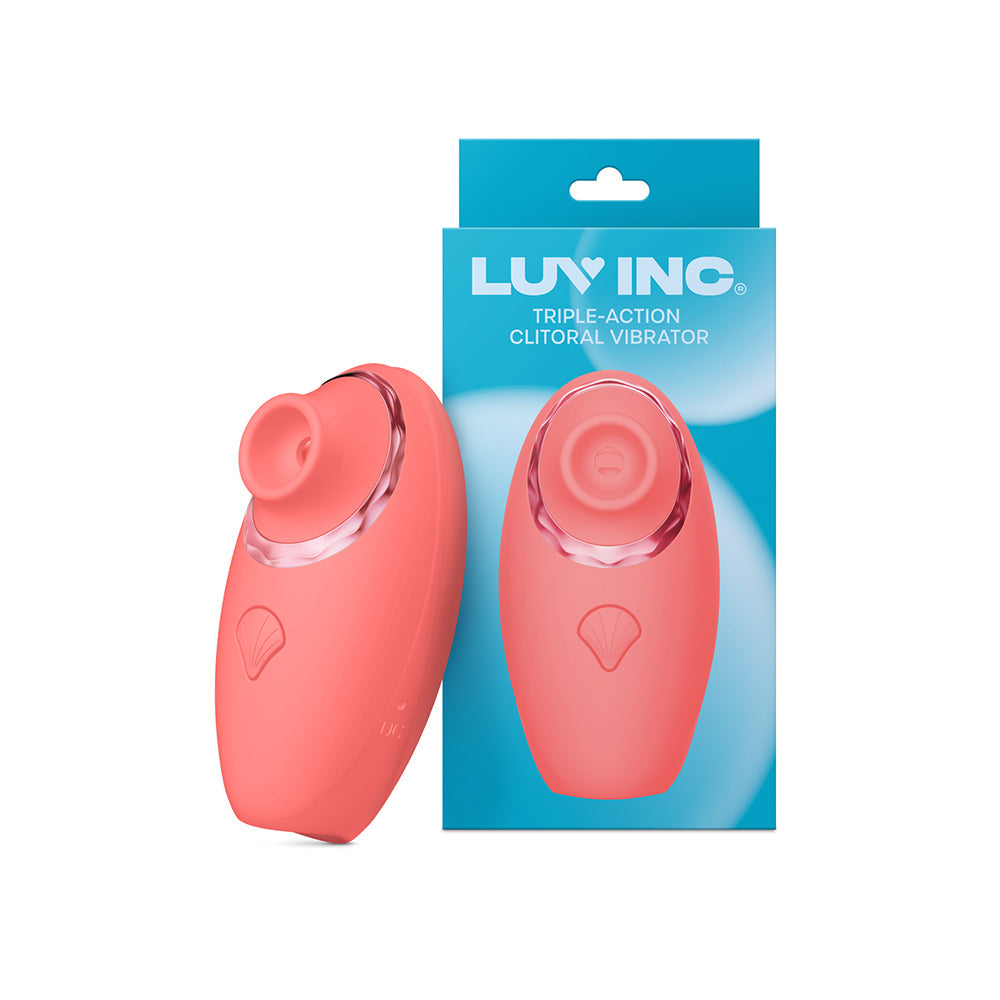 Luv Inc Tv11 Triple-Action Clitoral Stimulator