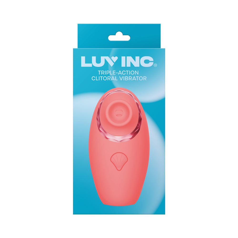Luv Inc Tv11 Triple-Action Clitoral Stimulator