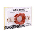 Sportsheets Sex & Mischief Peaches ''n CreaMe Silicone Lips Gag