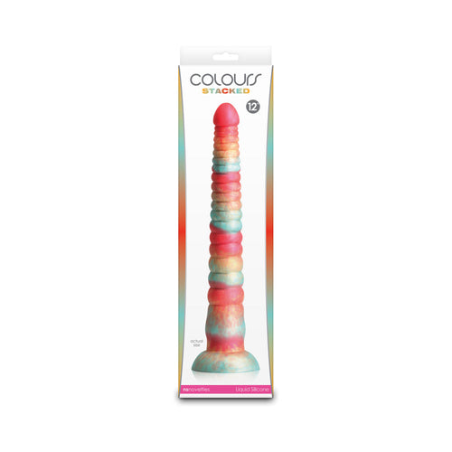 Colours Stacked 12 in. Dildo
