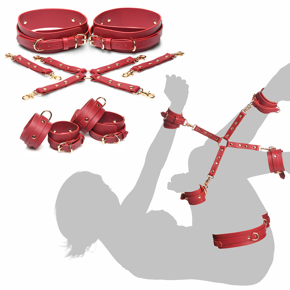 Master Series Thigh & Wrist Hog Tie Restraints