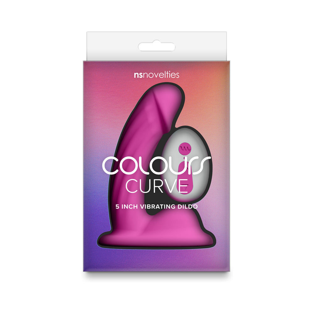Colours Curve Vibrating 5 in. Dildo