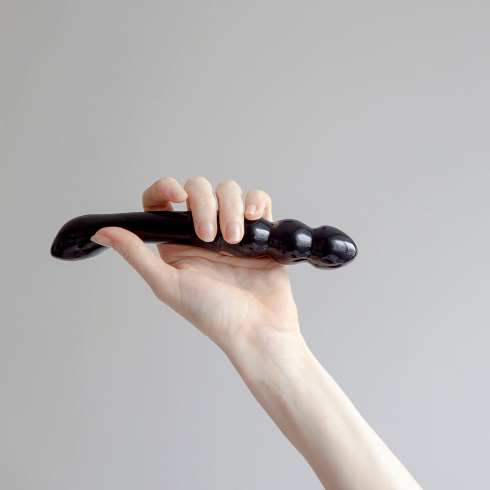 Chakrubs Xaga Curve Obsidian Wand