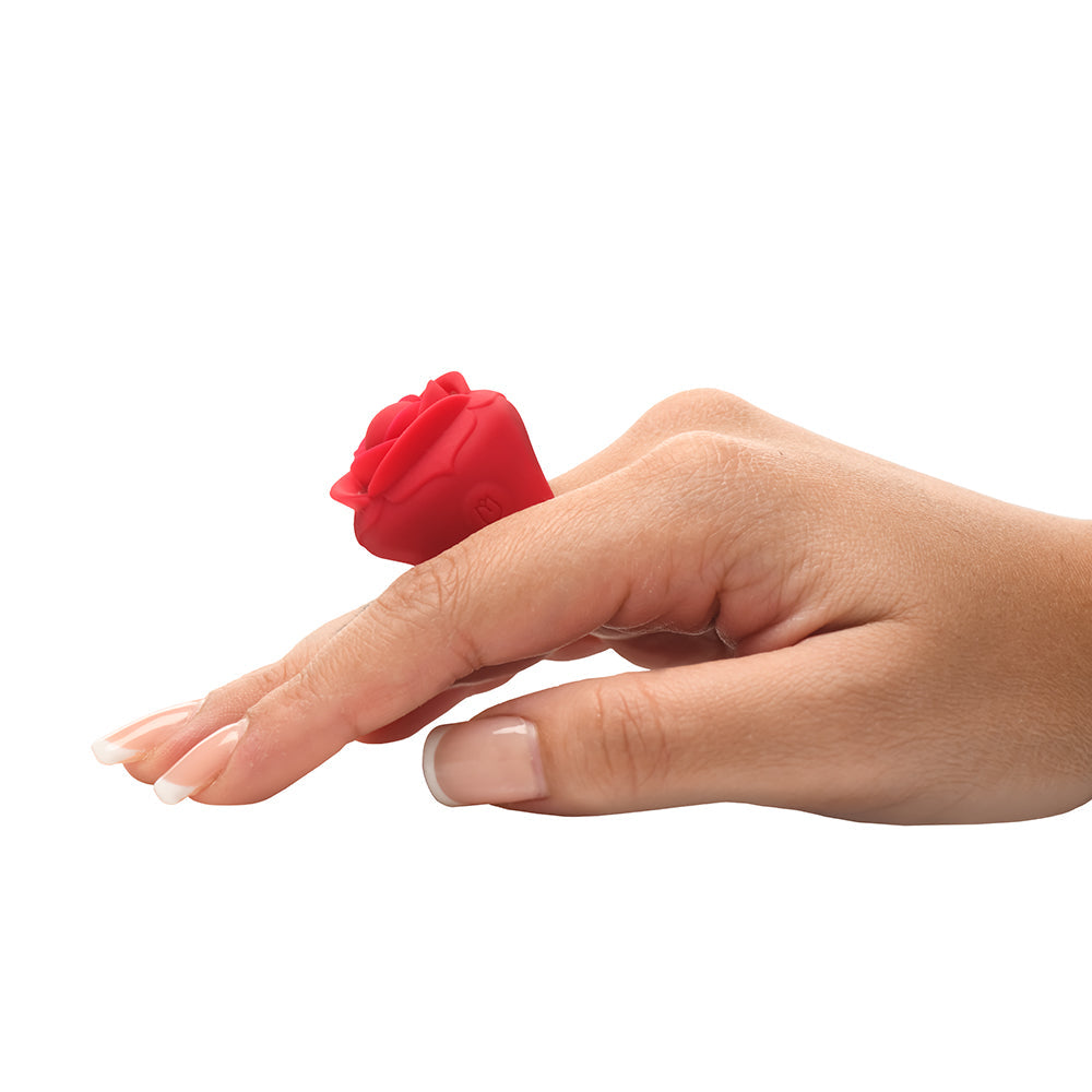 Bloomgasm Rose Ring Discreet Finger Vibrator