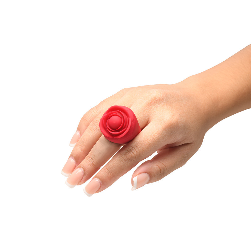 Bloomgasm Rose Ring Discreet Finger Vibrator