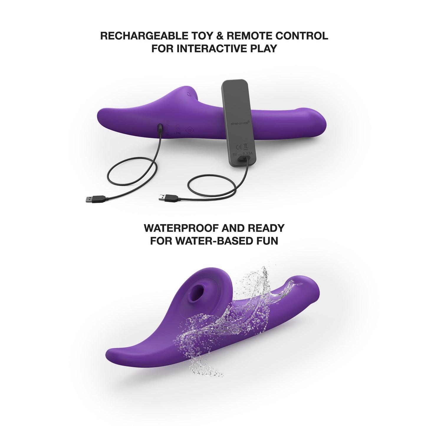 Strap-On-Me Multi Orgasm Dildo Medium