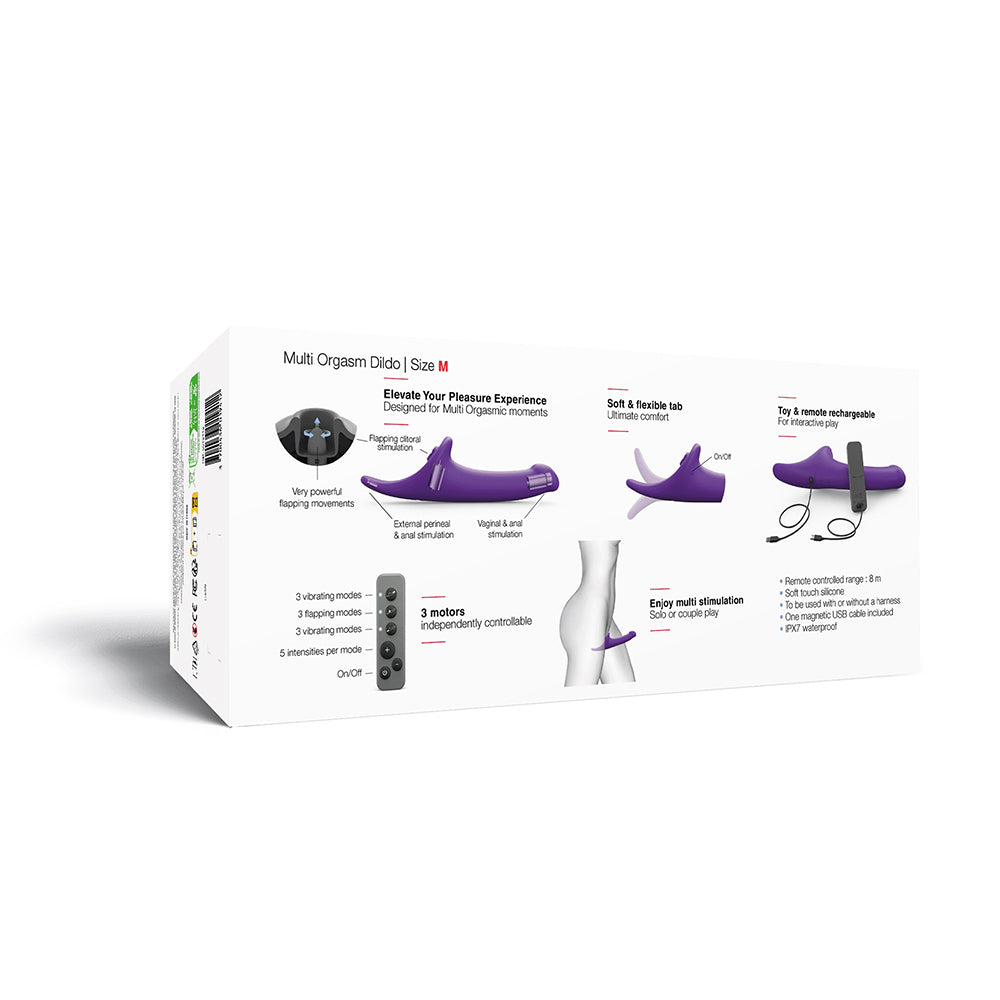 Strap-On-Me Multi Orgasm Dildo Medium