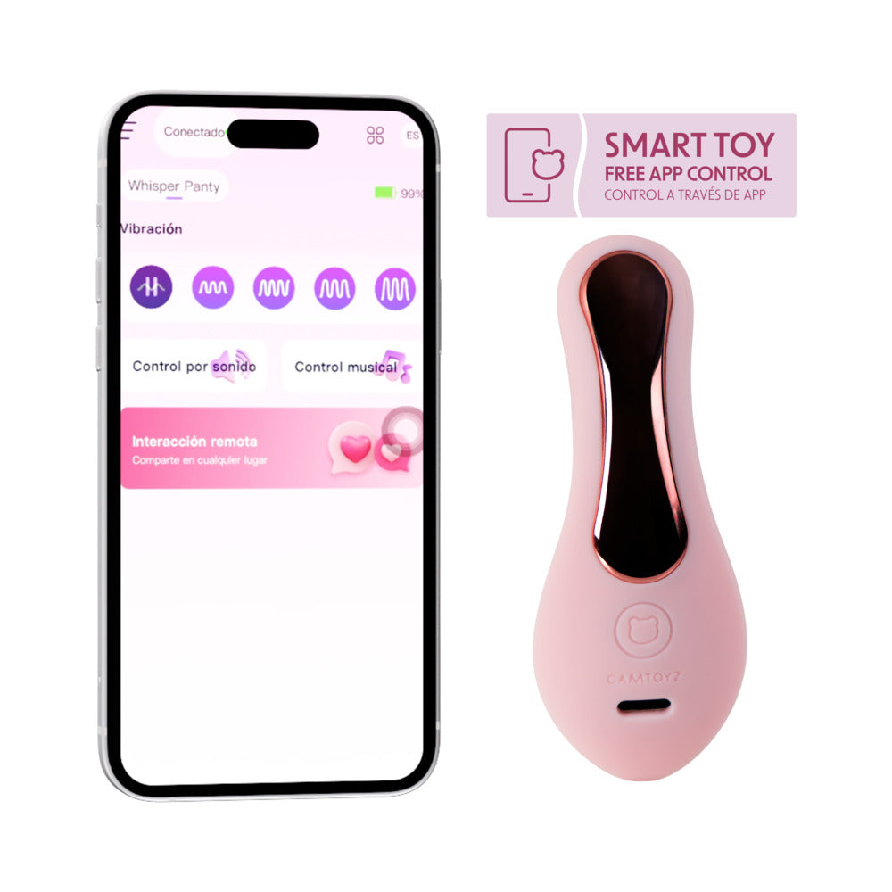 Camtoyz Pro Whisper Ultra-Silent Vibrating Panty with App