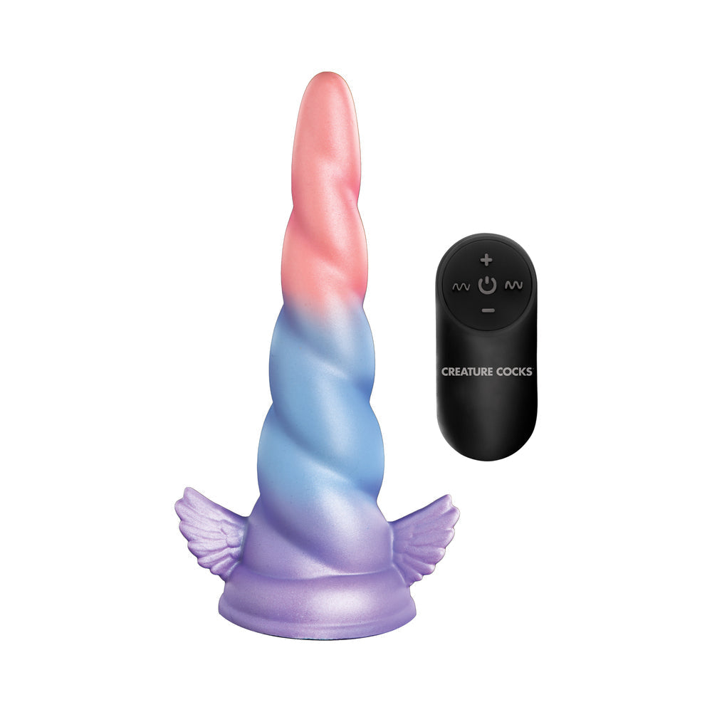 CreatureCocksDeluxeDreamRiderVibratingUnicornSiliconeDildoandaremote