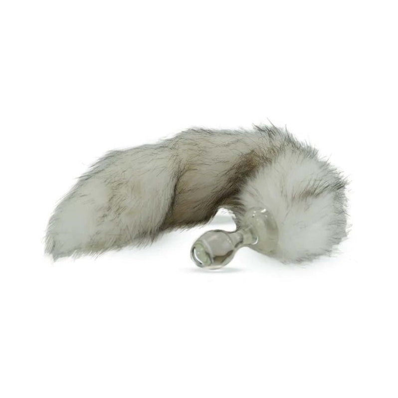 CrystalDelightsMinxFauxFurTailPlugHusky