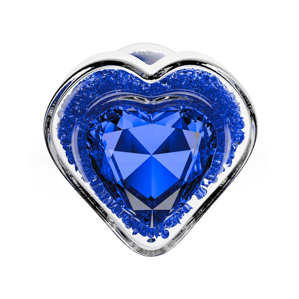 OhMyGemPrestigeGlassAnalPlugBluebottom