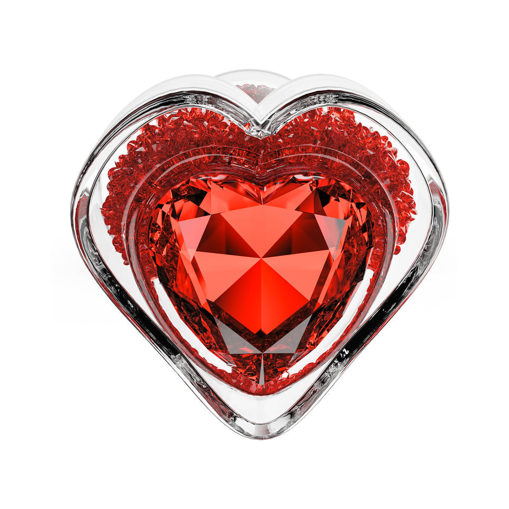OhMyGemPrestigeGlassAnalPlugRedbottom