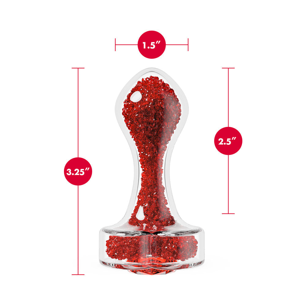 OhMyGemPrestigeGlassAnalPlugRedsizeinfographic
