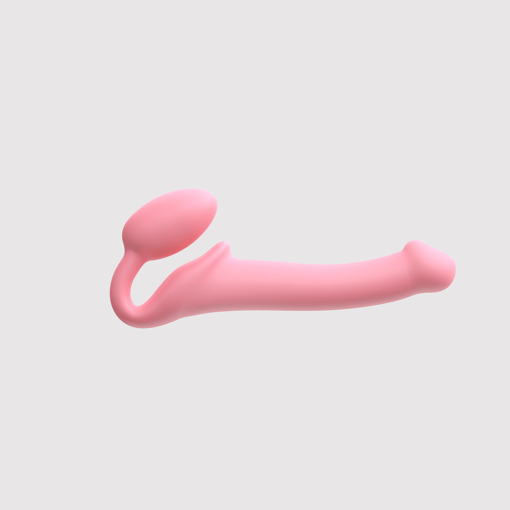Strap-On-MeSiliconeBendableStraplessStrap-OnPink