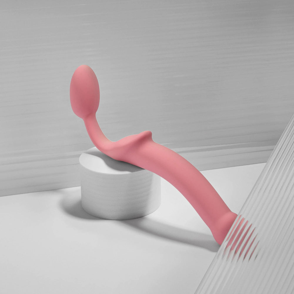 Strap-On-MeSiliconeBendableStraplessStrap-OnPinkartistic