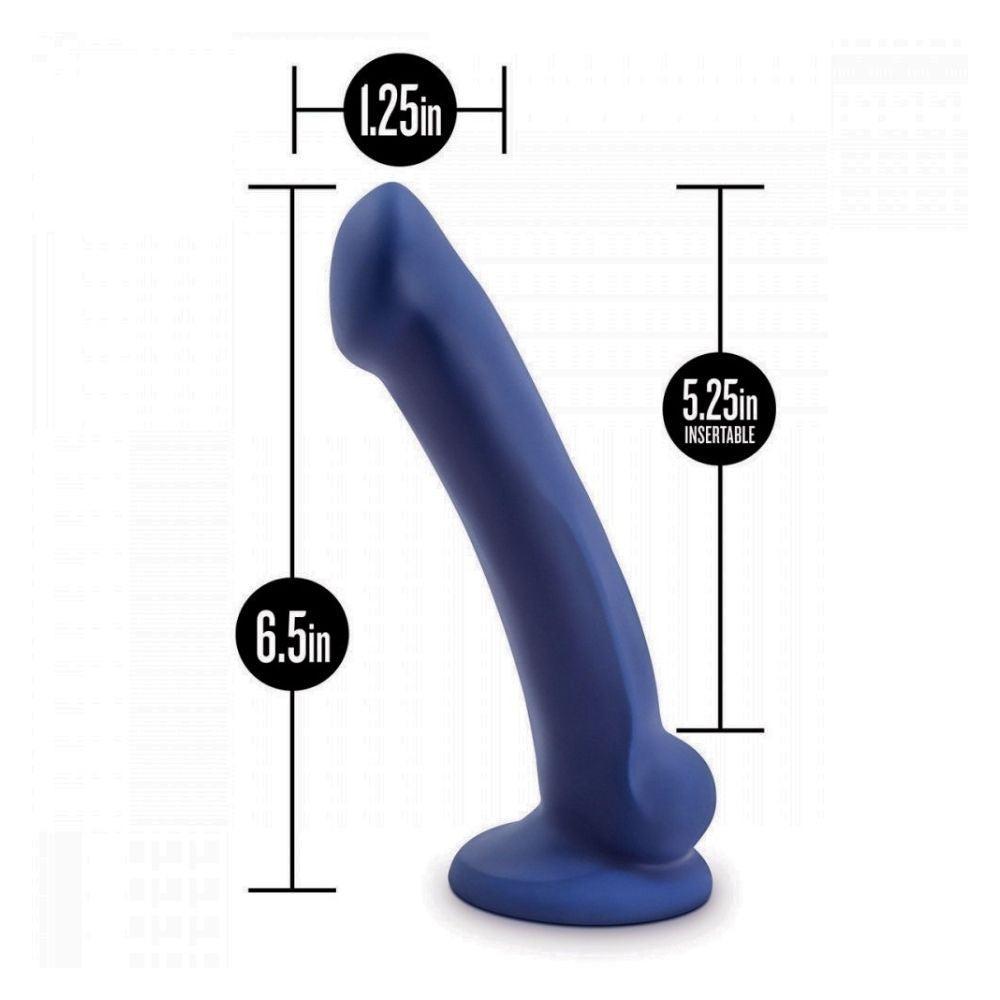 Avant D10 Ergo MINI standing upright on its suction cup base with labeled dimensions