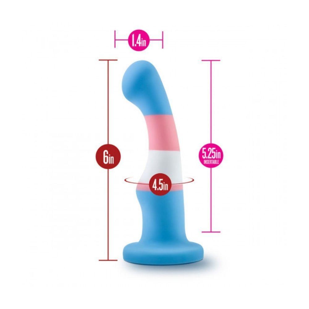 Labeled dimensions of the Avant Pride P2 Trans