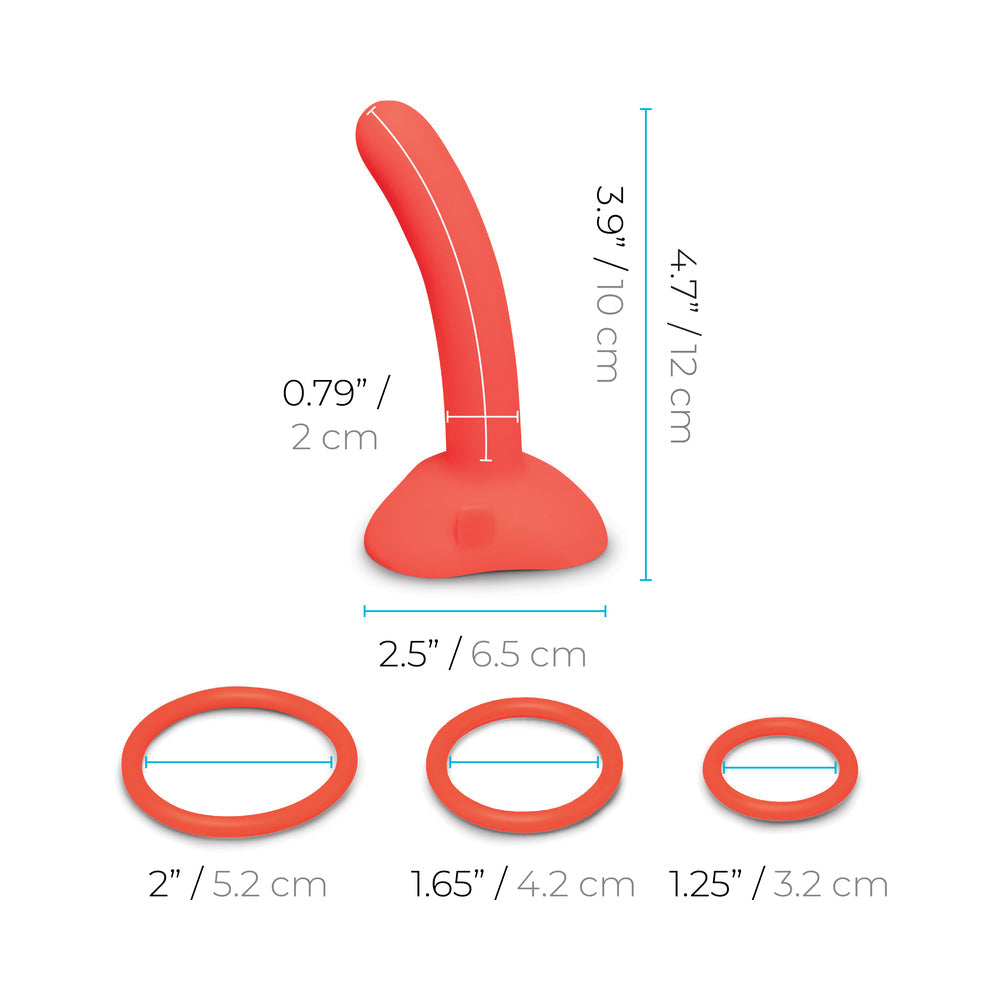 b-Vibe Beginners Strap-On Harness Set with 5 in. Silicone Dildo-