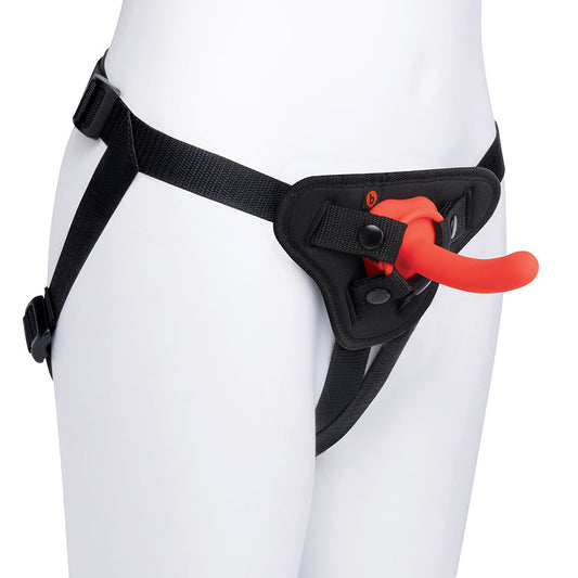 b-Vibe Beginners Strap-On Harness Set with 5 in. Silicone Dildo-