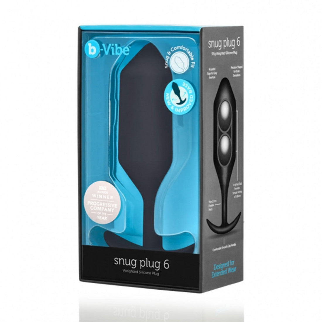 B-Vibe Snug Plug 6 (XXXL)-Petrol-