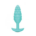 B-Vibe Texture Plug Bump Aqua (Small)