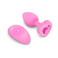 B-Vibe Vibrating Heart Jewel Plug Small/Medium