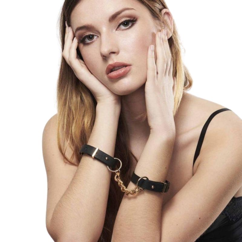 How the Bijoux Indiscrets Maze Thin Cuffs look like when worn on the wrists