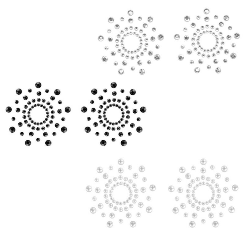Crystal Clear, Black and Pearls Bijoux Indiscrets Mimi Circles