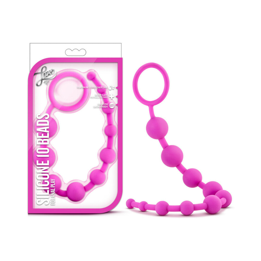 Blush Luxe Silicone 10 Beads-Pink-