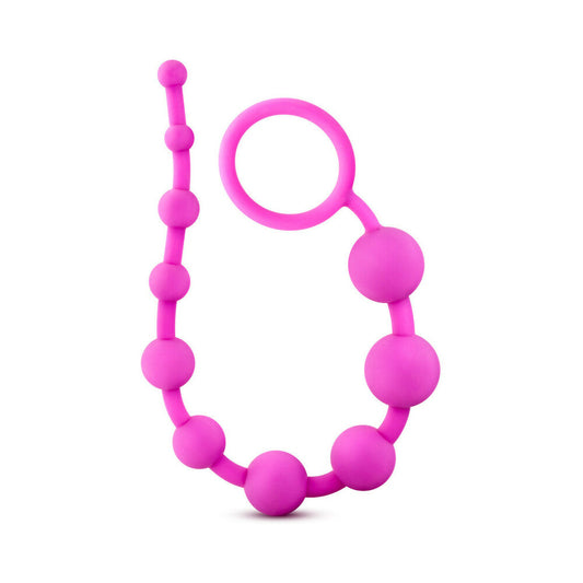 Blush Luxe Silicone 10 Beads-Pink-