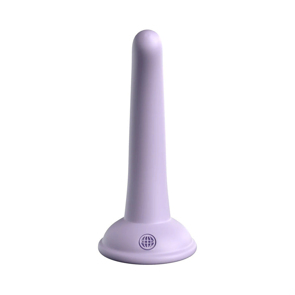 Dillio Platinum Collection Curious Five 5 in. Silicone Dildo-Purple-