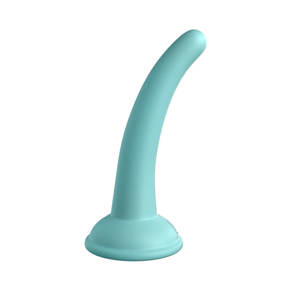 Dillio Platinum Collection Curious Five 5 in. Silicone Dildo-Purple-