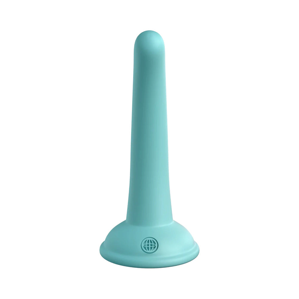 Dillio Platinum Collection Curious Five 5 in. Silicone Dildo-Purple-