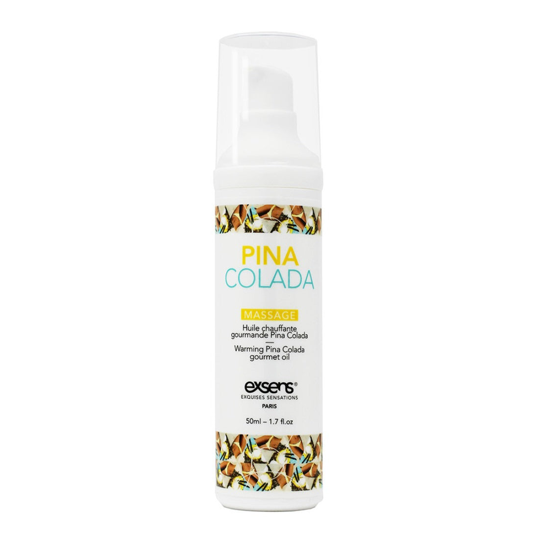 Exsens Warming Massage Oil 50ml-Pina Colada-