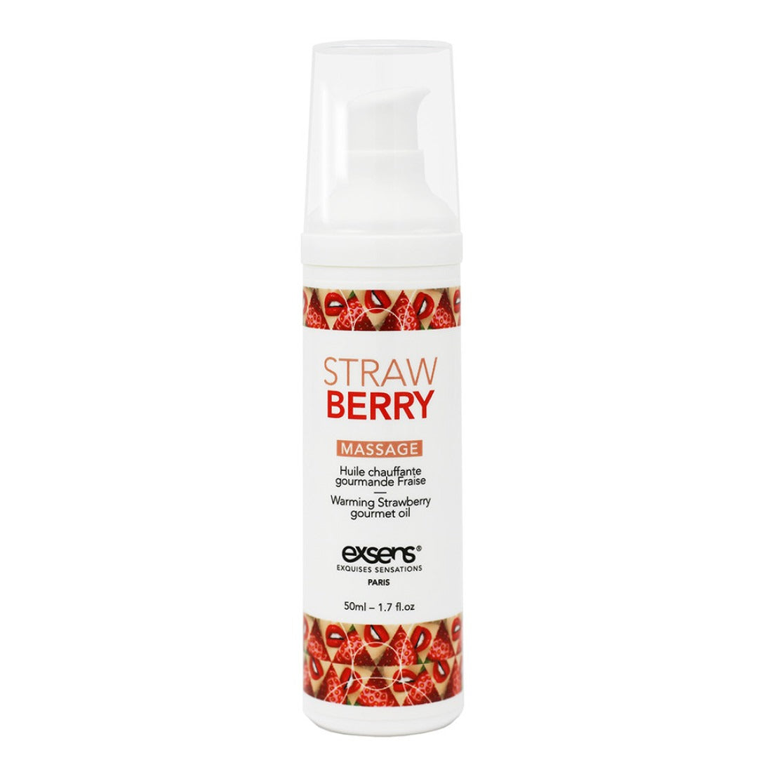 Exsens Warming Massage Oil 50ml-Strawberry-