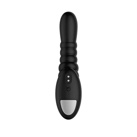 FORTO Ribbed Pro Plug-Intimacy Devices-Black-
