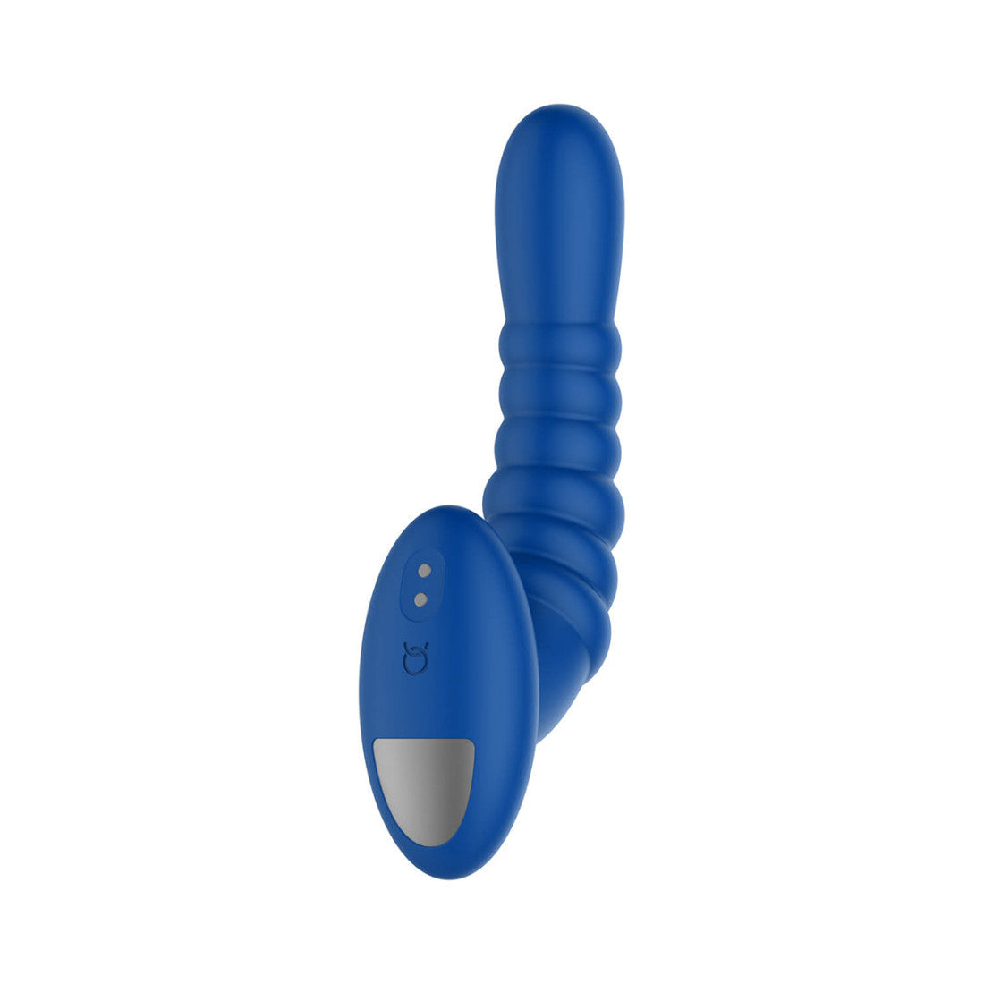 FORTO Ribbed Pro Plug-Intimacy Devices-Blue-