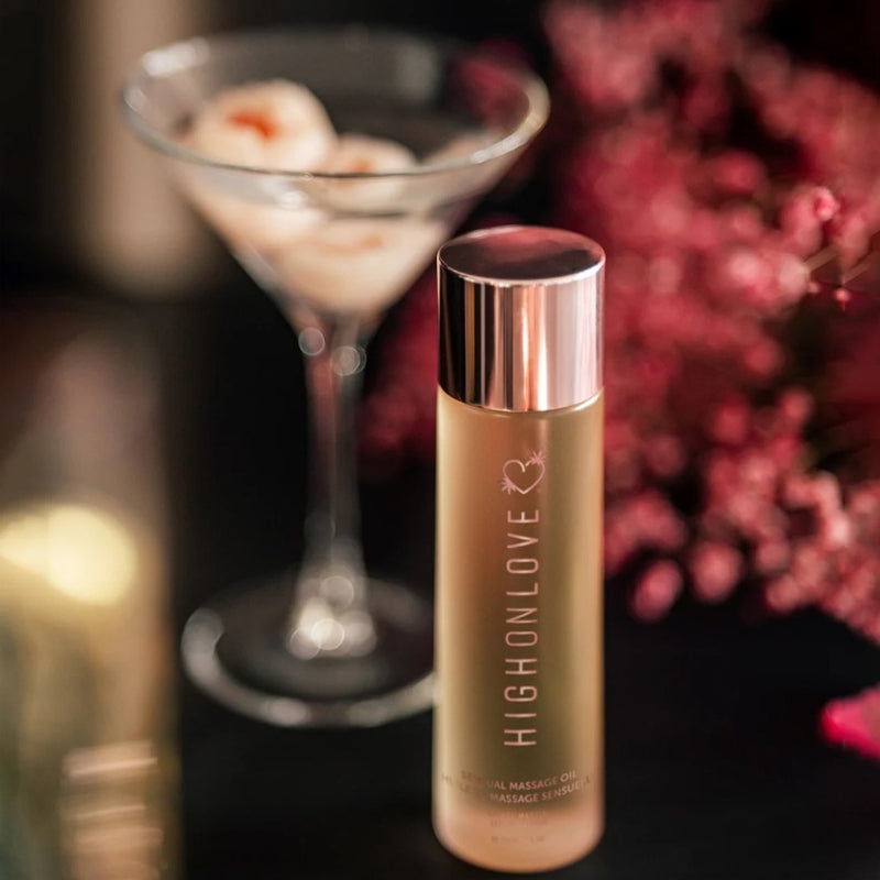 HighOnLove Massage Oil-Lychee Martini-
