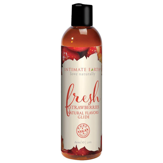 Intimate Earth Flavored Strawberry-2oz-