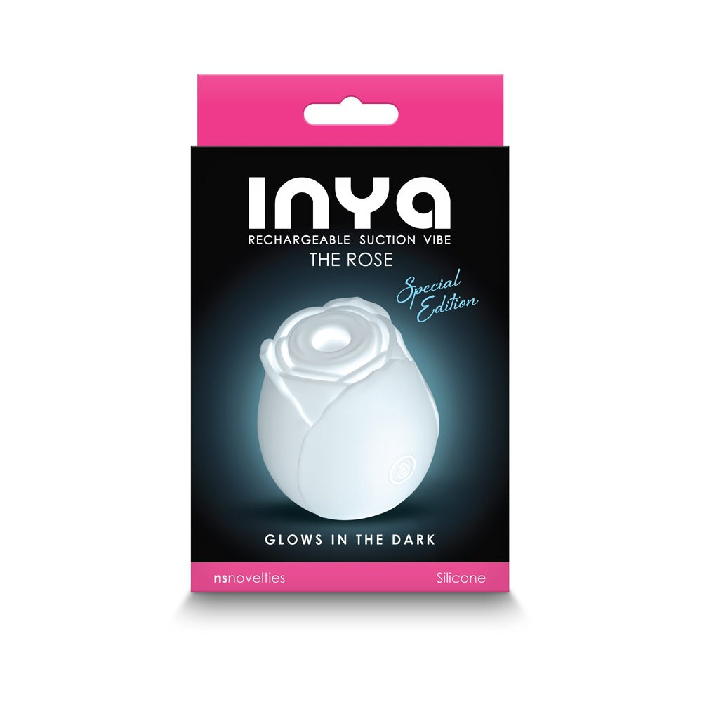 INYA The Rose Air Suction Vibe-White (glow in the dark)-