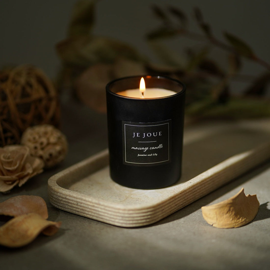 Je Joue Massage Candle - Jasmine & Lily-