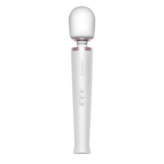 Le Wand Rechargeable Vibrating Massager-Pearl White-