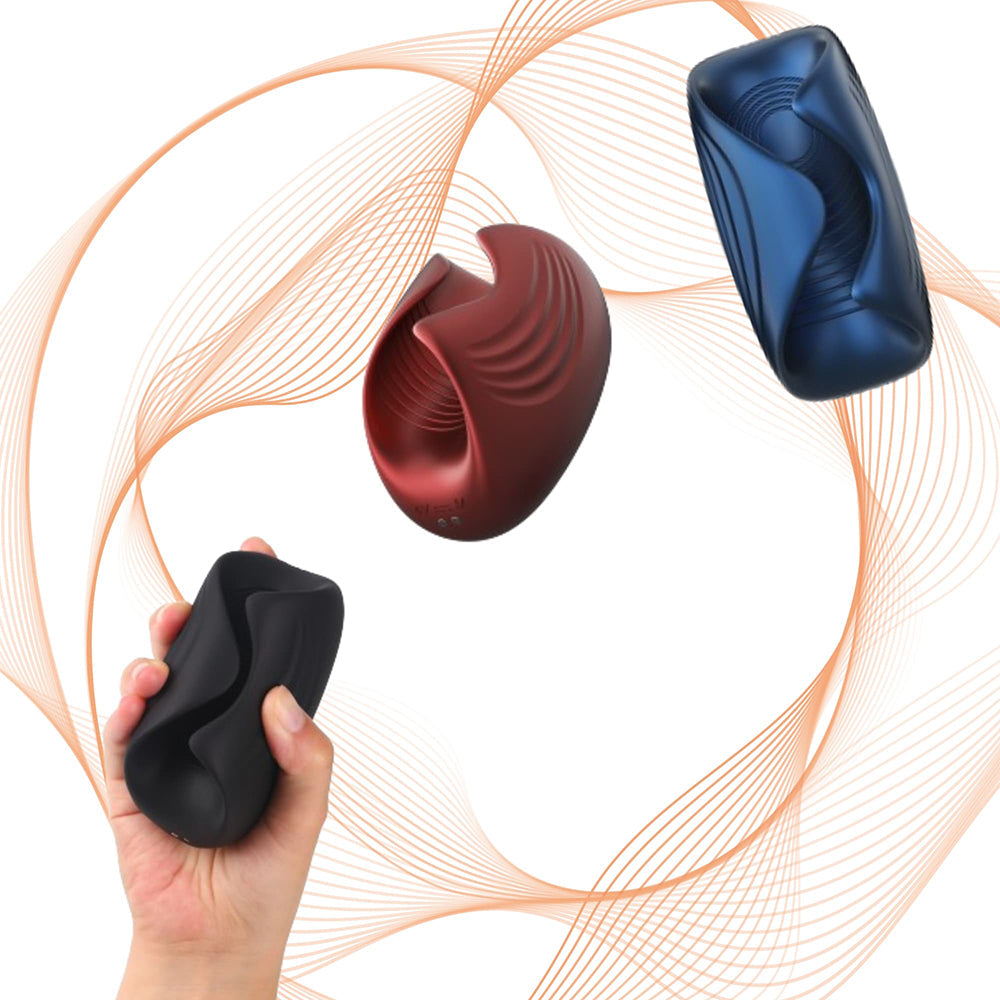 MAN WAND Sub One Tapping Stimulator-Velvet Red-